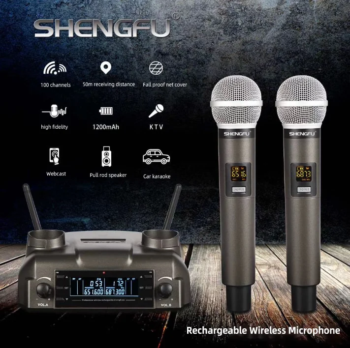 2020 New Induction Charging Wireless Microphone Microphone One