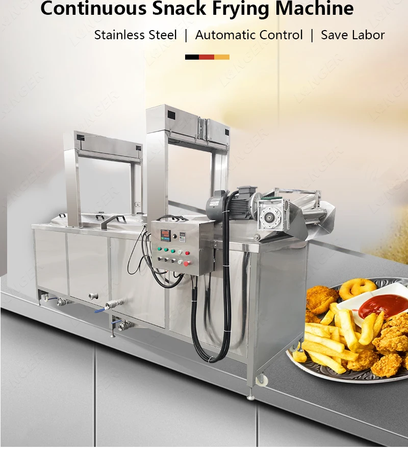 Commercial Deep Fryer Gas Deep Fryer Gas Continuous Fryer Production ...