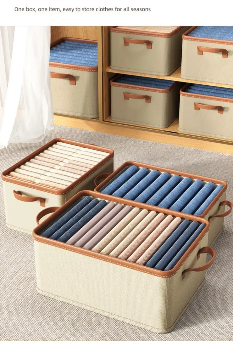 Drawer Type Clothes Storage Box Household Thickened Fabric Folding