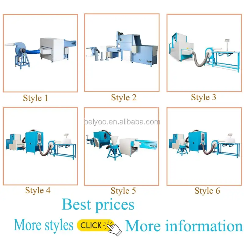 High Efficiency Easy Operation Ball Fiber Down Pillow Filling Stuffing Machine
