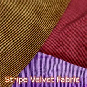 stripe velvet