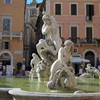 Outdoor Street Nude Man Woman Lady Couple Statue Water Fountain