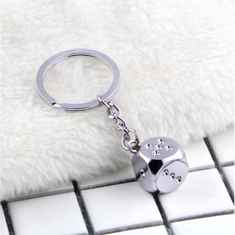 Retail Hot Product 3d Dice Shape Key Chain Custom Dice Keychain Buy