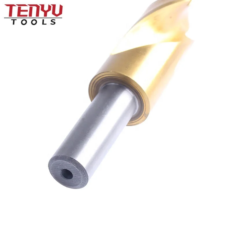 Straight Shank M2 Diameter 90/180 Degree Subland Step Twist Drill Bit