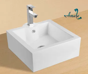 Square Shape Basin Countertop Wash Hand Basin Corner Wash Basin