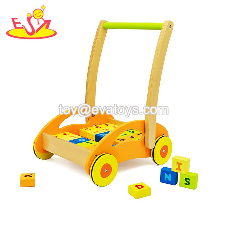 Juguetes Educativos De Madera Para Caminar Con Bloques De Construcción