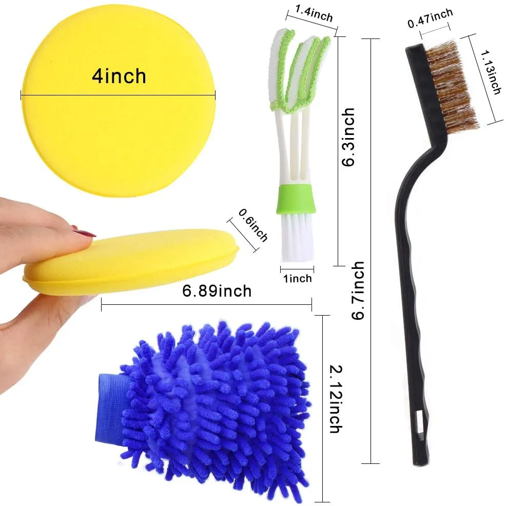 13 Pcs Car Detailing Cleaning Brush For Auto Interior Washing Kit Buy