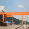 professional port box type double girder container gantry crane for container lifting