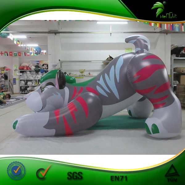 Pvc Giant Inflatable Bouncy Tiger Inflatable Riding Animal Cartoon Toys