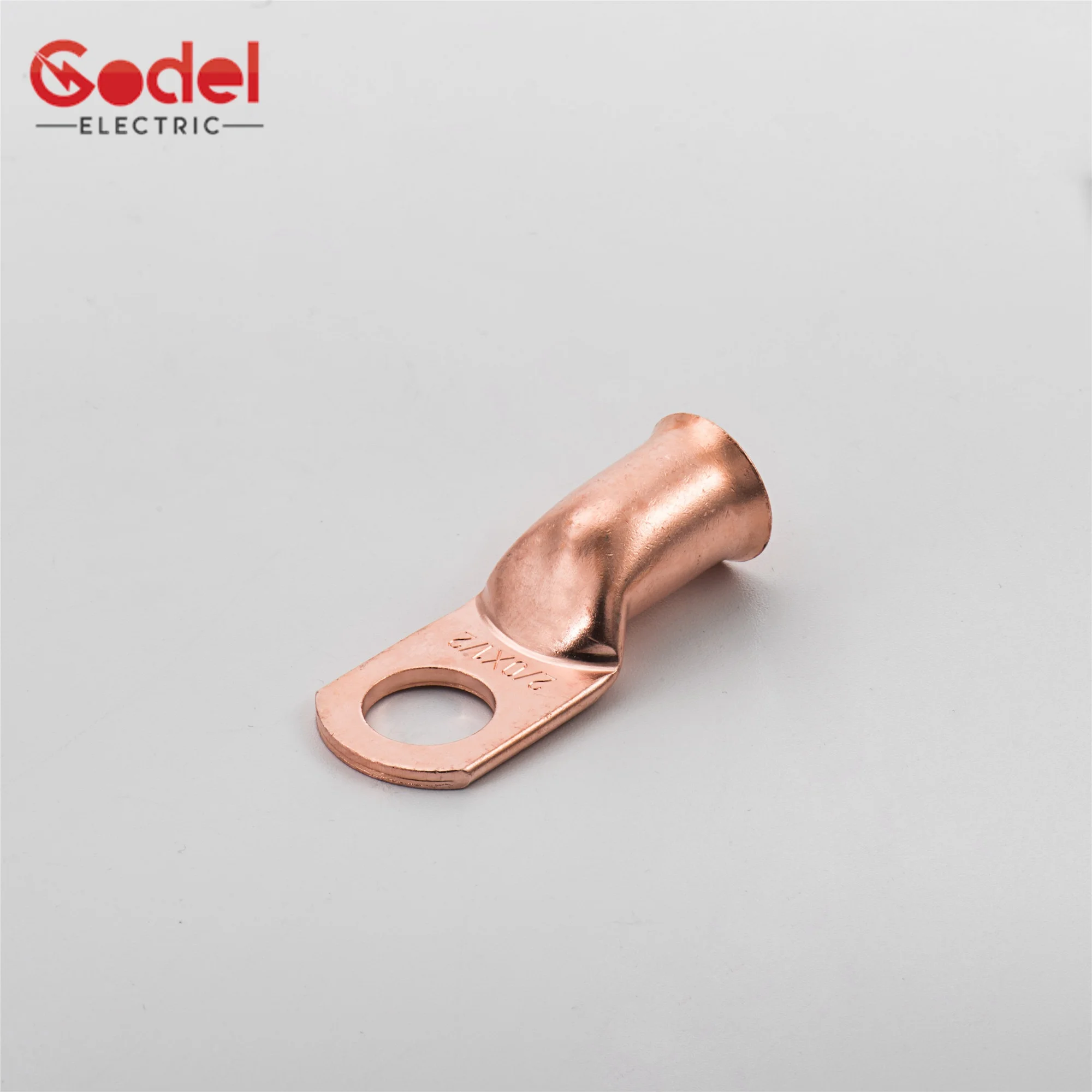 2 Gauge Battery Lugs Round Copper Terminal Gold Lug,Solder Terminal