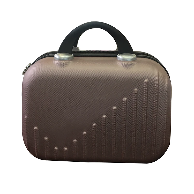 ABS PC Cosmetic Case Women Beauty Travel Make Up Mini Small Luggage