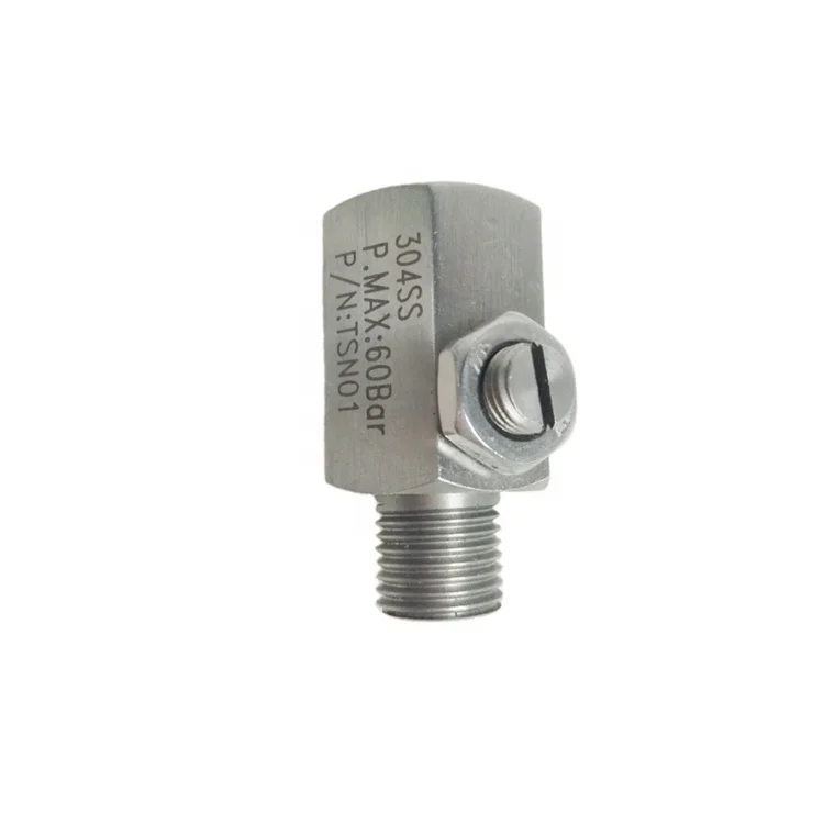 1/2 Male To Female Npt Stainless Steel Adjustable Pressure Gauge