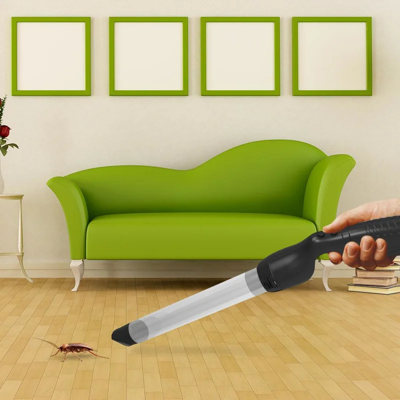 Electronic Insects Catcher Suction Trap Tube Handheld Bug Fly Vacuum