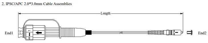 Pre Connectorized Fiber Optic Drop Cable SC APC To SC APC 150m