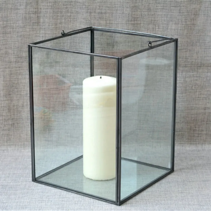 black modern lantern