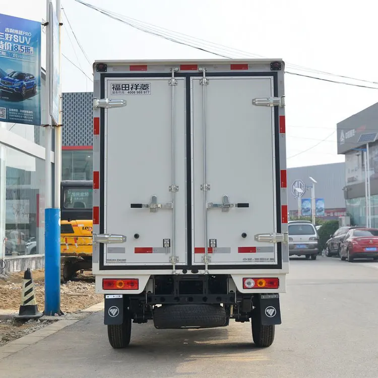 Factory Direct Supply Trucks Foton Small Gasoline Cargo Truck Cheap 4x2 Mini 2 Ton Cargo Truck factory