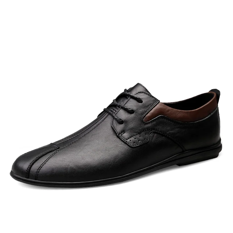 
Rubber sole New Arrival 2019 Brands Wearable Soft Leather Elevator Men Dress Shoes 