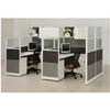 Simple Design Office Cubicles With Glass Panel/office Partition