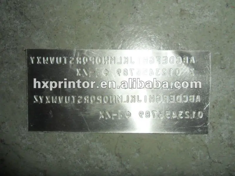 Hd41d Metal Aluminum Nameplate Embossing Machine For Sale Buy