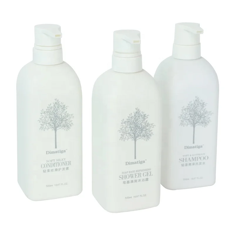 
Hot wholesale hotel bath custom shower gel shampoo and conditioner set 