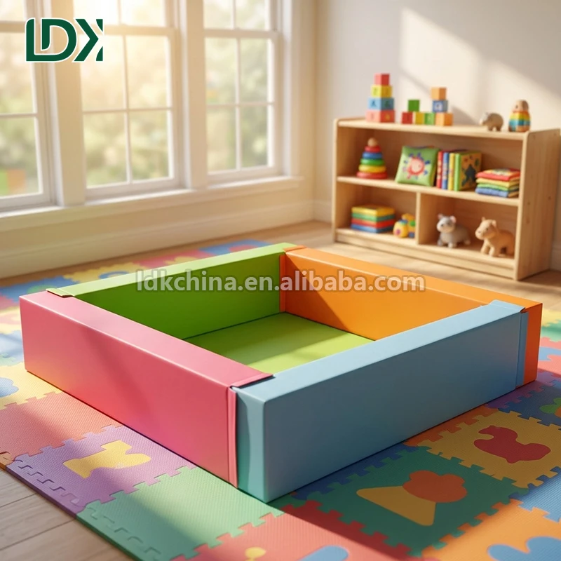 LDK Small Gymnastics Square Pool Kids Training Pit for Kindergarten and Early Education Sports