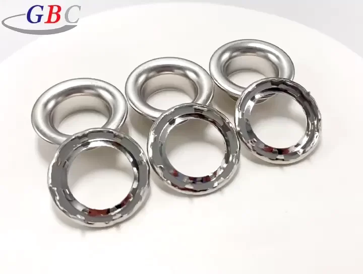 Garment Accessories Stainless Steel Metal Eyelet With Claw For Canvas