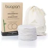 Bamboo Velour Velvet Terry Cotton Charcoal Reusable Makeup Remover Pads 10/12/14/16/18/20 Pieces Set Pack Make-up Removal Pads