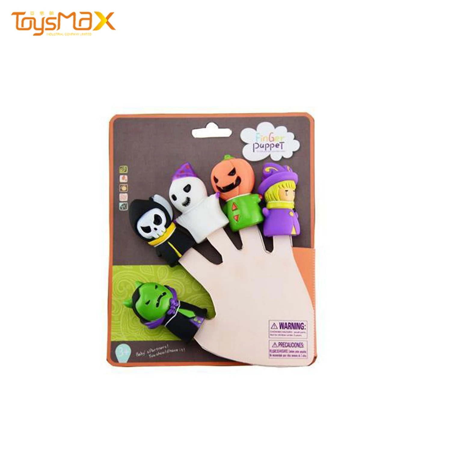 Halloween  Animal Finger Puppet Set For Kids Educational Toy