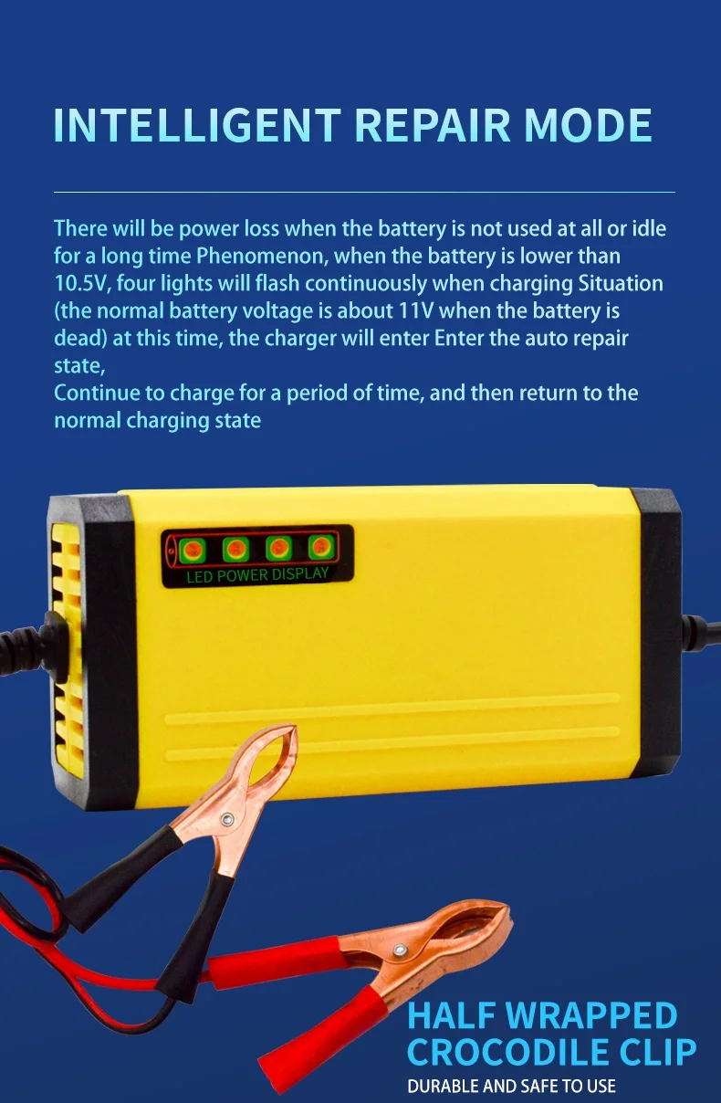 Hot-Selling 24W 12V 2A Battery Charger for Electric Tricycle High Quality Lead-acid Motorcycle Charger manufacture