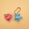 High quality custom package souvenir gift star heart shaped PVC air inflation Key chain