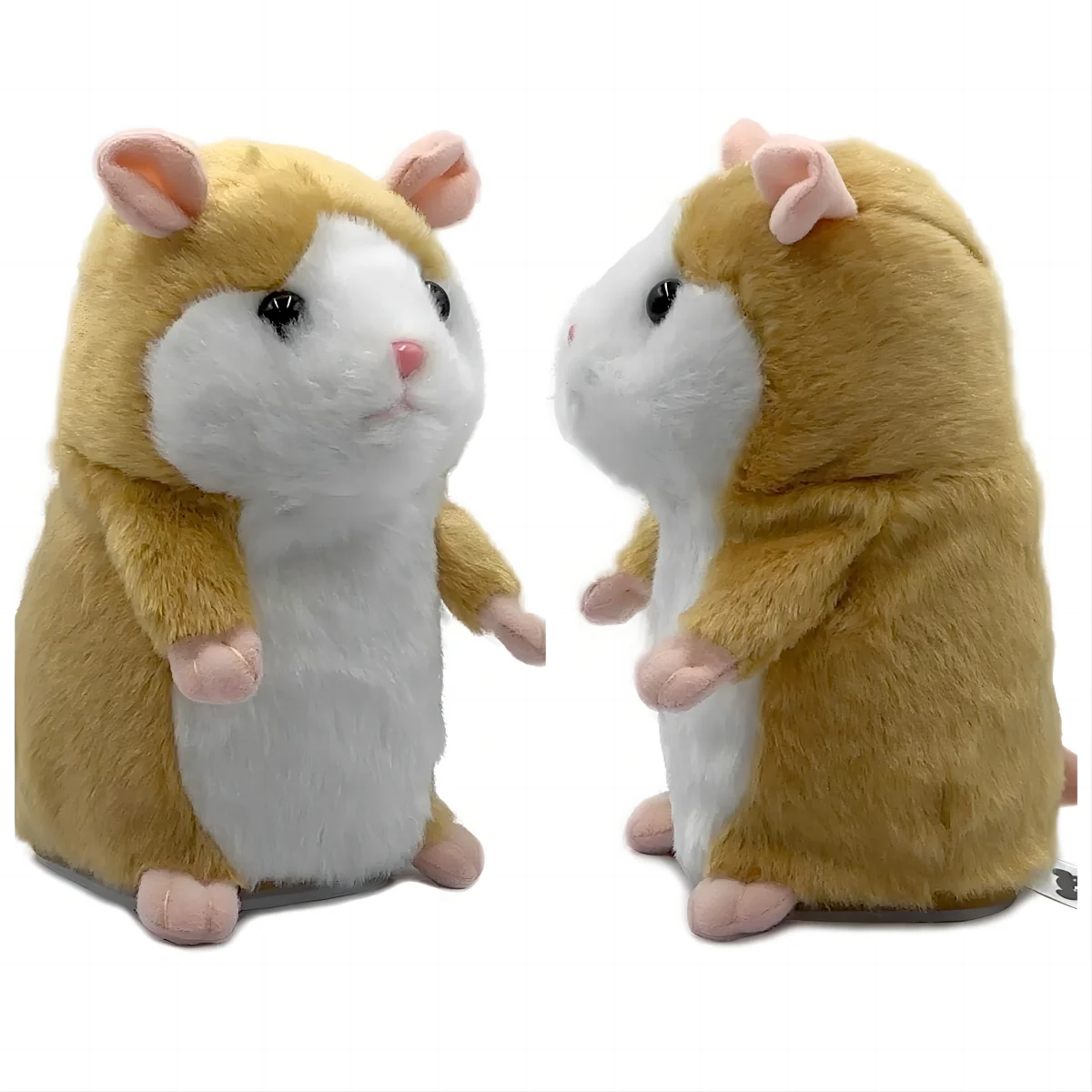 Super Soft Cute Talking Hamster Plush Repeats Everything You Say Animal 