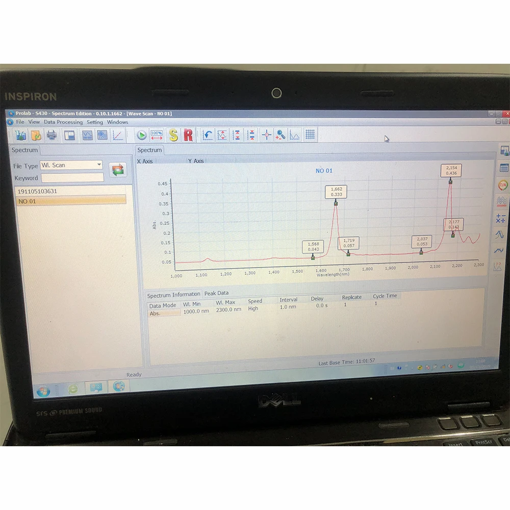 Dw-s430 Nchina Factory Supply Portable Nir Analyzer Equipment Near ...