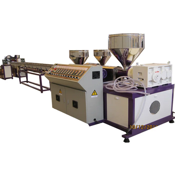 Good flexibility PE foam profile making machine manufacturer price /PE rattan profiles production line