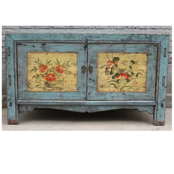 Chinesischen Original Zwei Tür Hand Gemalt Mongolei Schrank - Buy