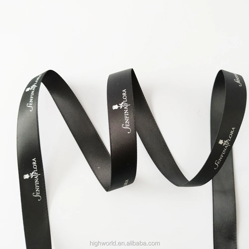 Private Label Printed Ribbon Custom Silver Foil Ribbon With Logo Black Silk Ribbon Buy Private Label Printed Ribbon Silver Foil Ribbon Black Ribbon With Logo Product On Alibaba Com