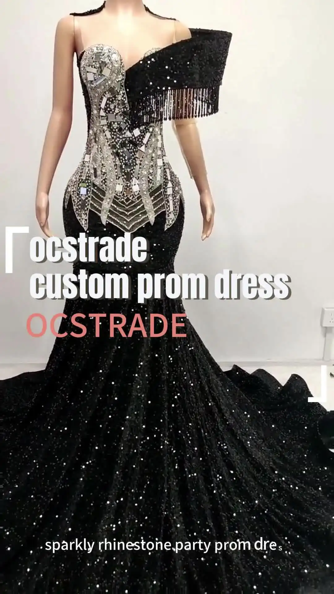 Ocstrade 2025 Fashion Asymmetric Design Prom Dresses Elegant