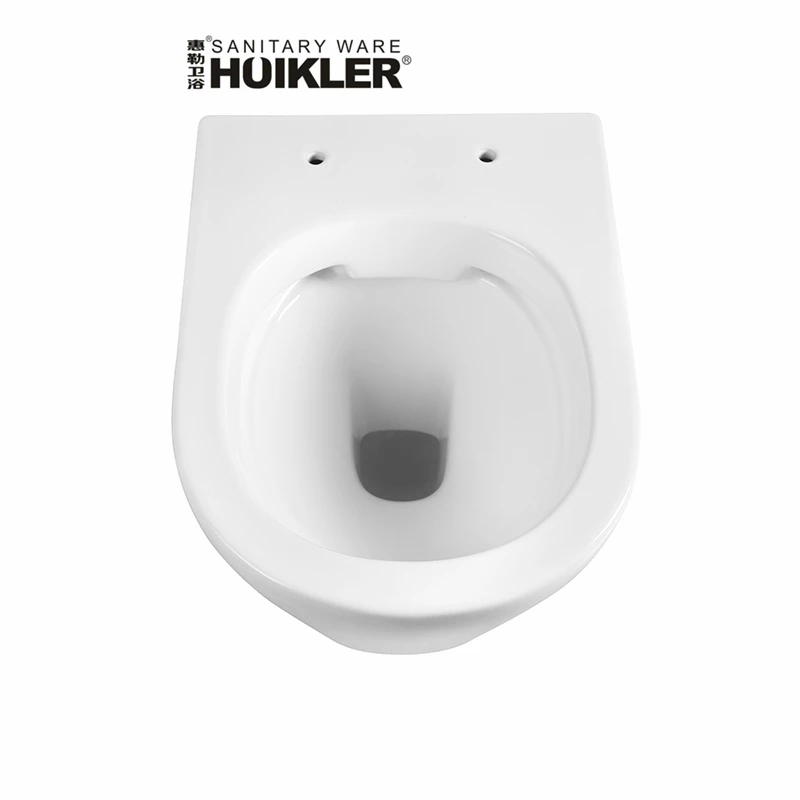 Modern Luxury Flush Toilet Ptrap Two Piece Bathroom White Sanitary