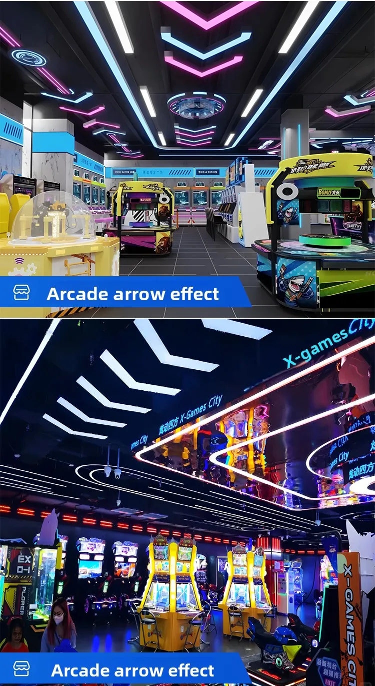 product custom led lighting fixtures for living room for arcade city ktv shopping mall industrial style internet cafe dance studio-8