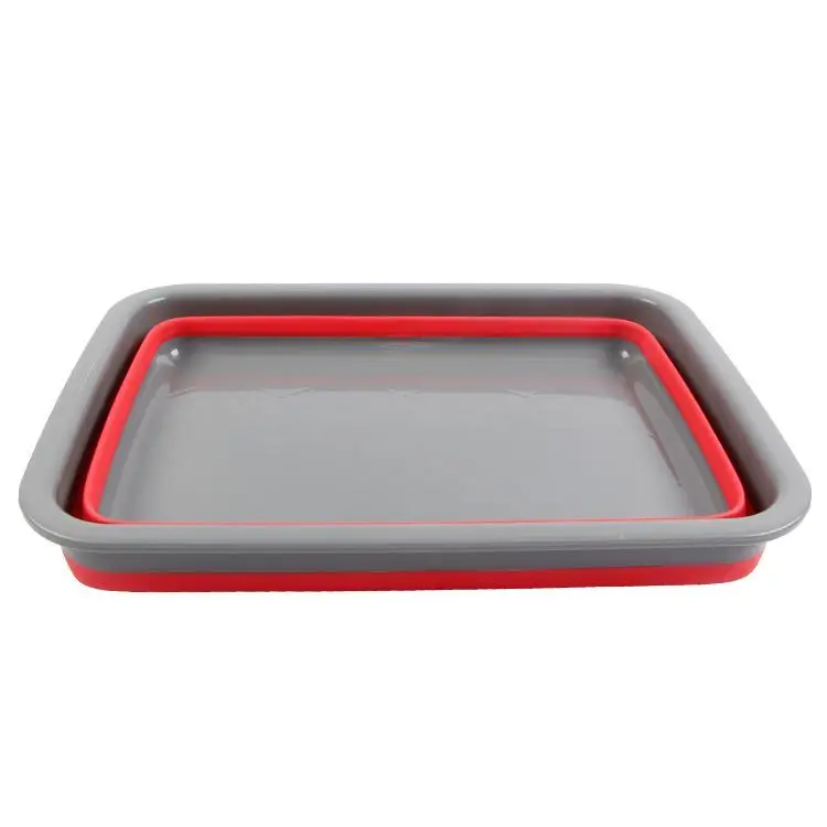 Faltbare Dish Wanne Klapp Waschbecken Tragbare Leichte Waschen Becken