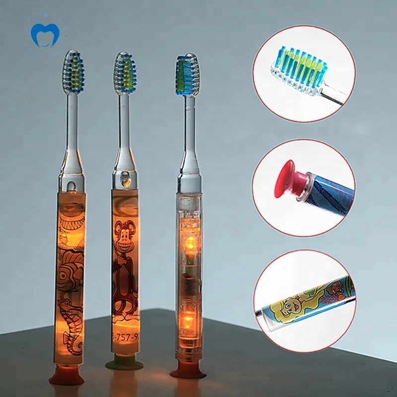 Luminescent Flashing Sparkle Led Kids Toothbrush Buy Flashing
