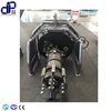 pipe end facing machine doing preparing for pipeline automatic welding