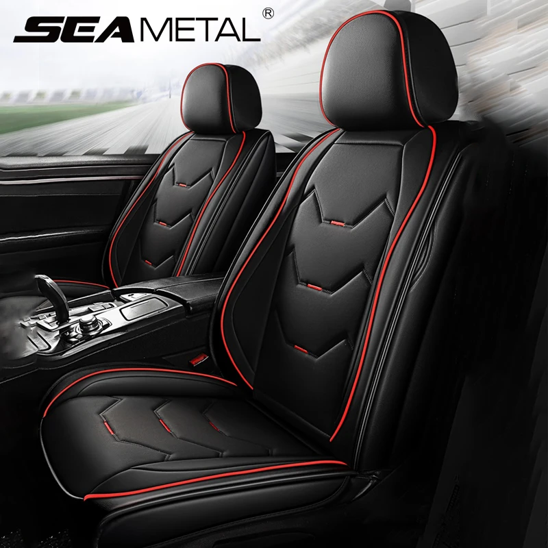 Universal New Faux Leather Car Interior Seat Covers Premium Fashion Car