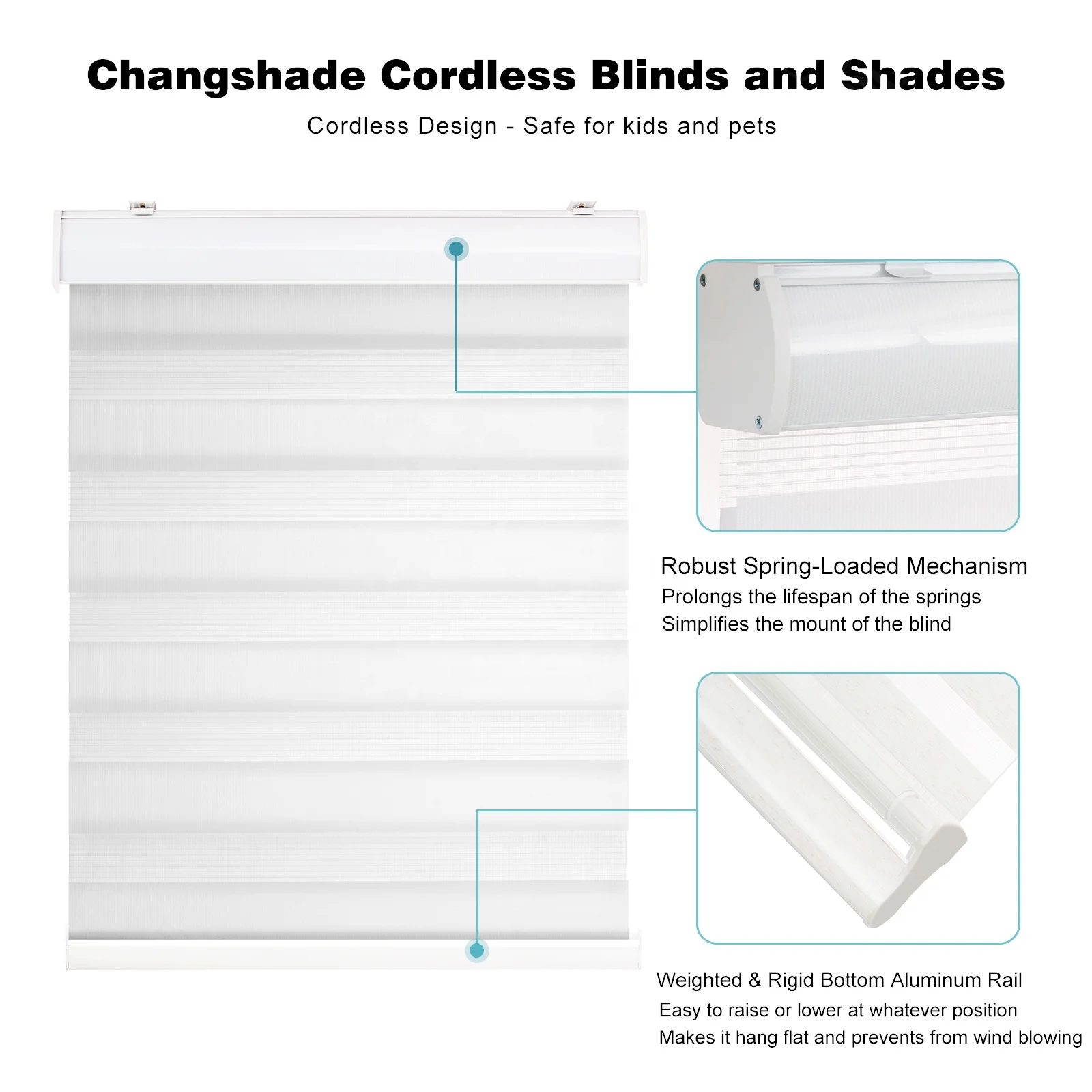 Motorized Smart Zebra Window Blinds Shades Made To Measure Blackout ...