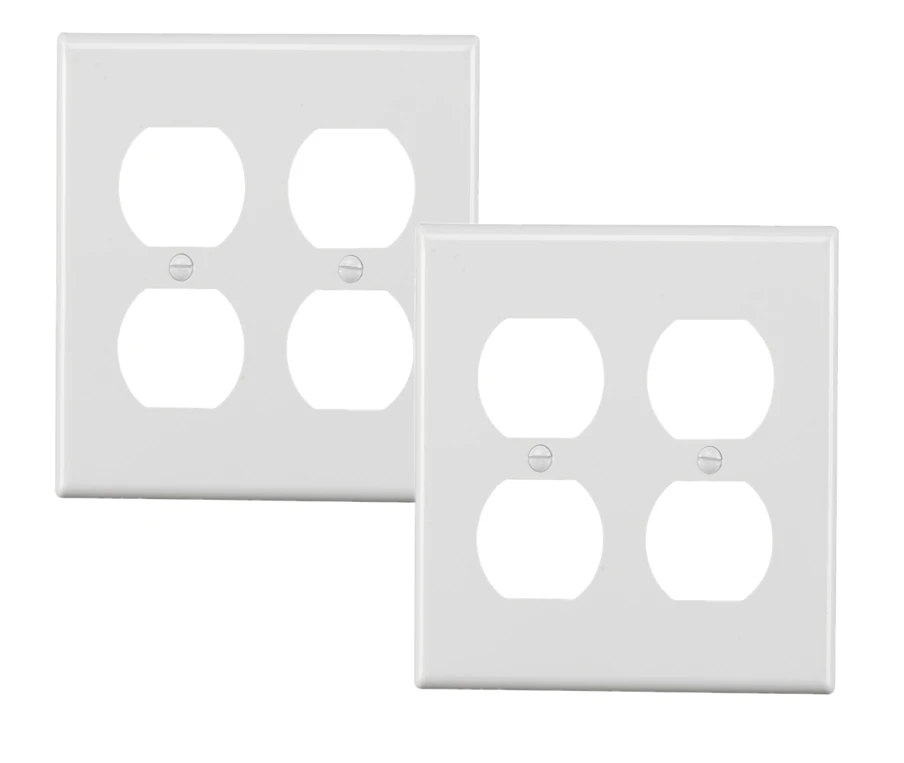 NEMA standard led light switch plate  2 gang electrical outlet wall plate cover