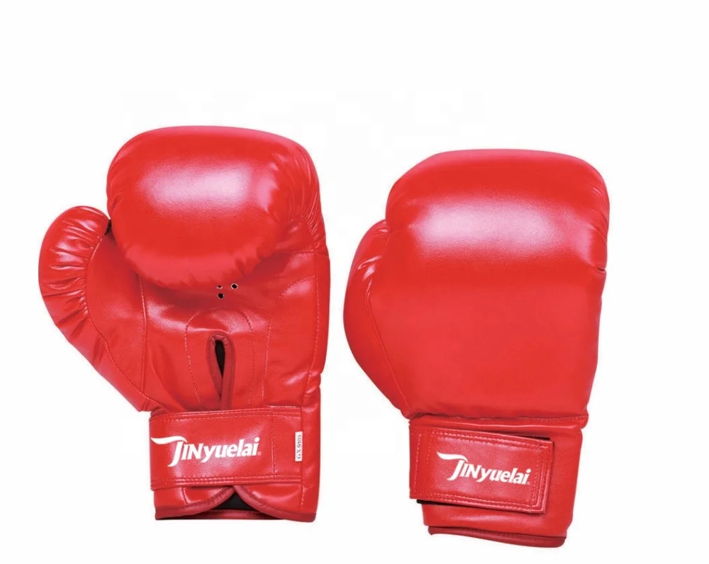 Durable Custom Logo 10oz 12oz 14oz 16oz PU Boxing Gloves