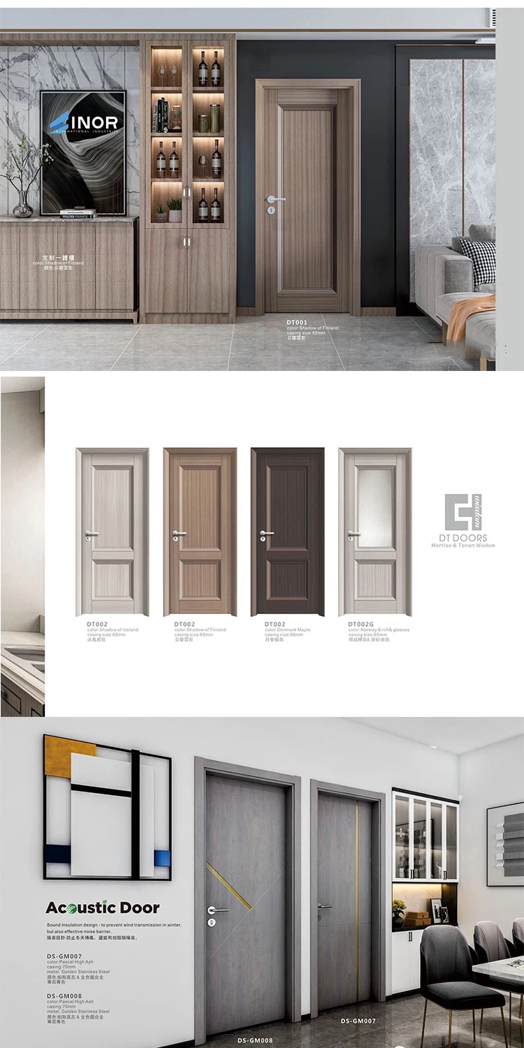 Us Villa Main Entry Wooden Door And Aluminum Glass Door Modern Design Entry Doors