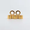 24/410 metal screw top gold metalized bottle aluminum plastic caps