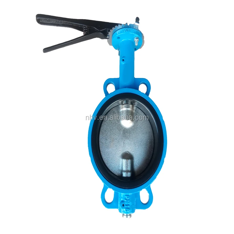 6 Inch Hand Lever Operated Wafer Butterfly Valve Dn150 - Buy Wafer