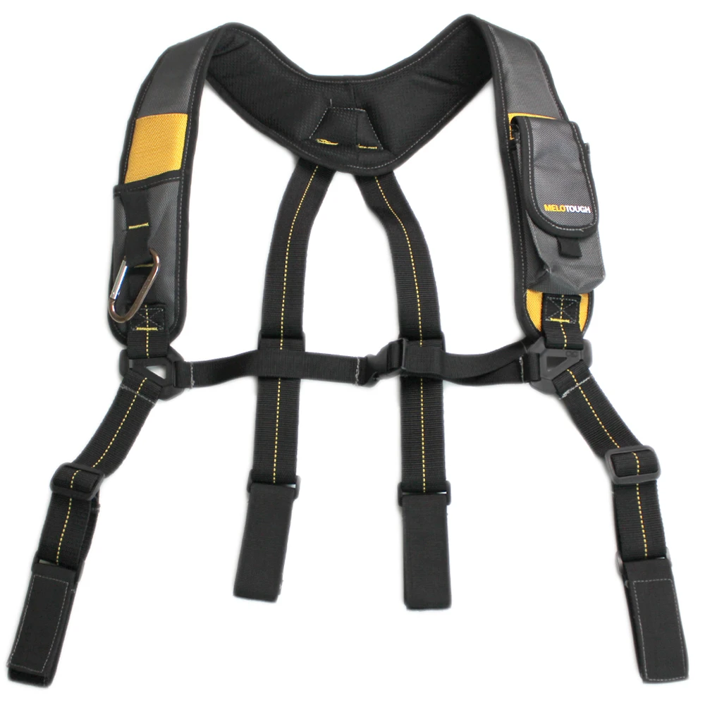 Tool Belt Suspenders Padded Foam Adjustable Shoulder Straps With Large ...