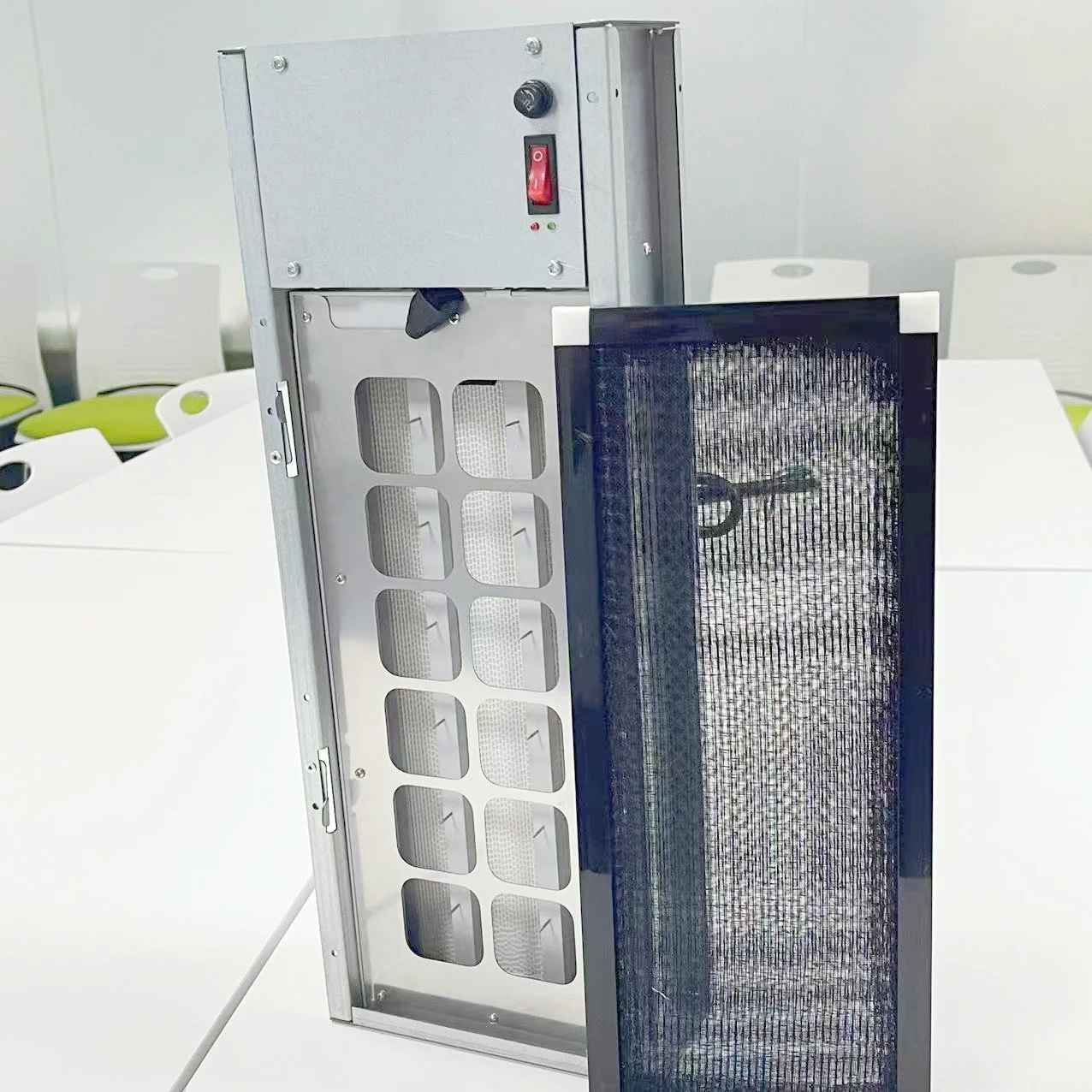 Electronic Air Dust Purifier, Stainless steel - detail 2